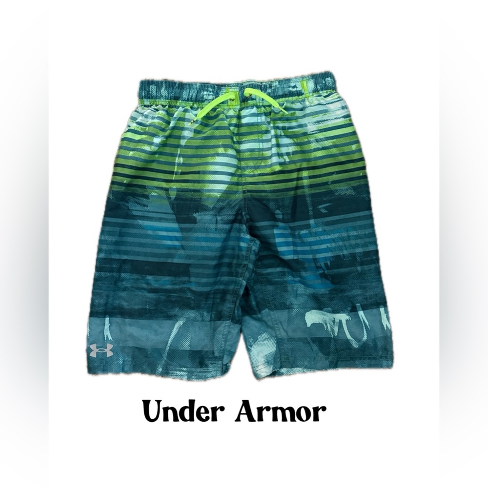 Under Armour Blue and White Patterned Shorts